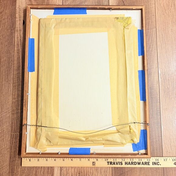 Vintage Pansies Needlepoint Crewel Embroidery FLORAL PANSY Completed 19x15” - Picture 10 of 12